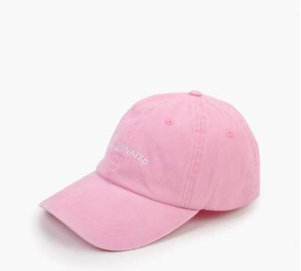 Розовая бейсболка с вышивкой 00001 - фото 12407
